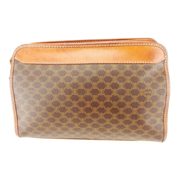 Celine macadam Shoulder bag Bag brown beige clutch leather - Picture 1 of 6
